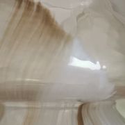 Vase champignon verre marbré