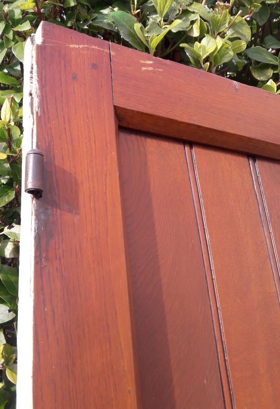 Entrance door 208,7x94 oak multipoint lock