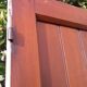 Porte entrée 208,7x94 serrure multipoints en chêne
