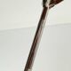 Long vintage chrome metal sugar tongs