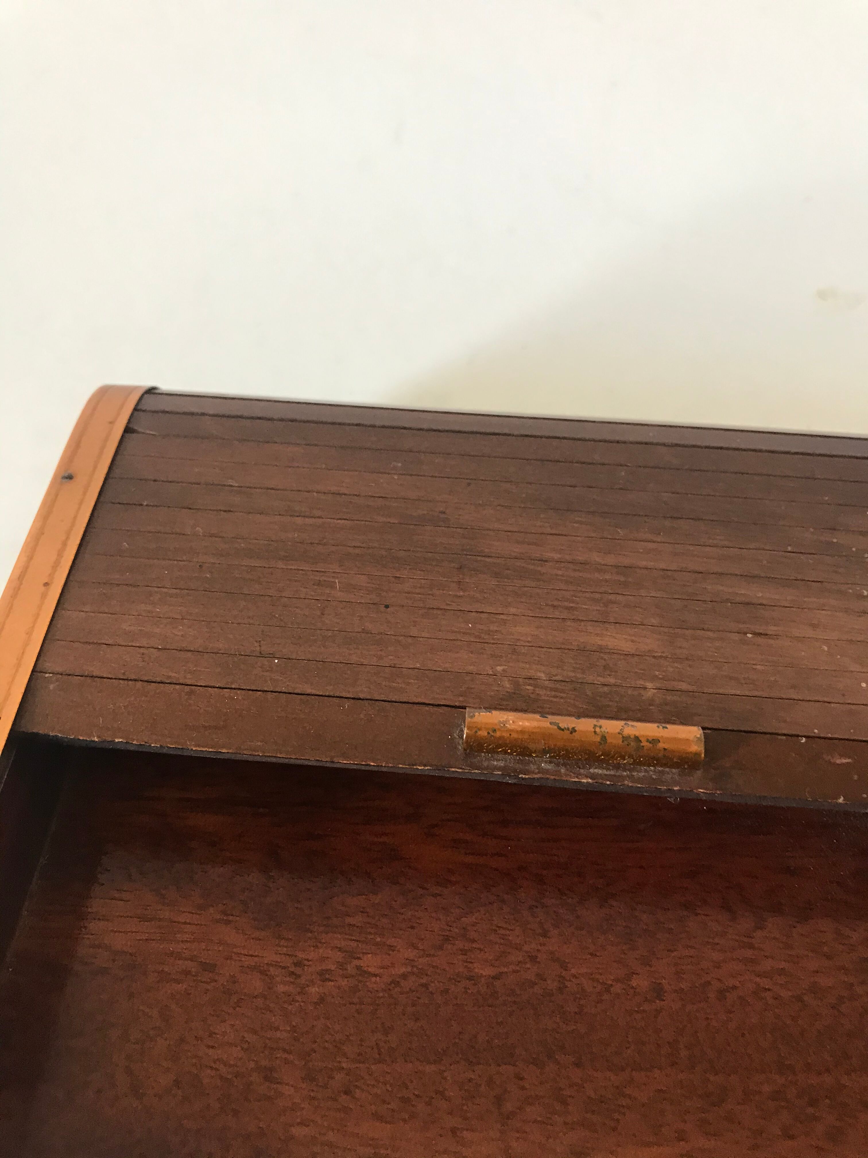 Boîte bois et cuivre