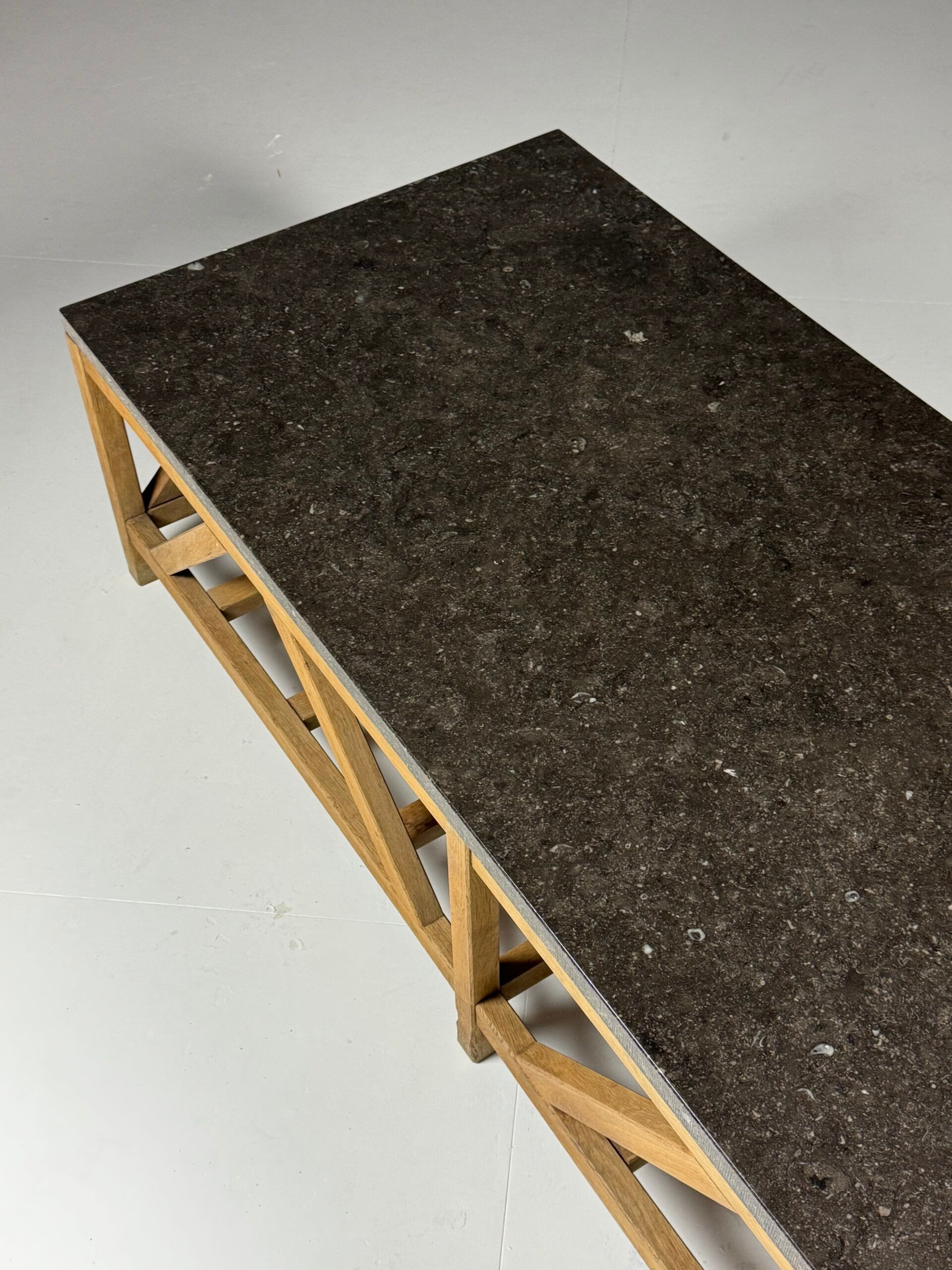 Vintage bluestone coffee table