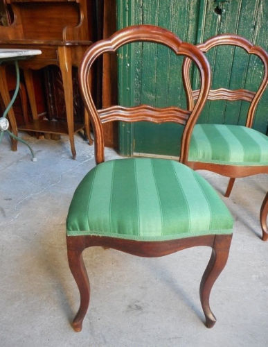 4 chairs Louis Philippe