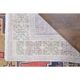 Vintage Turkish Oushak handmade wool cotton pink area rug 131x253