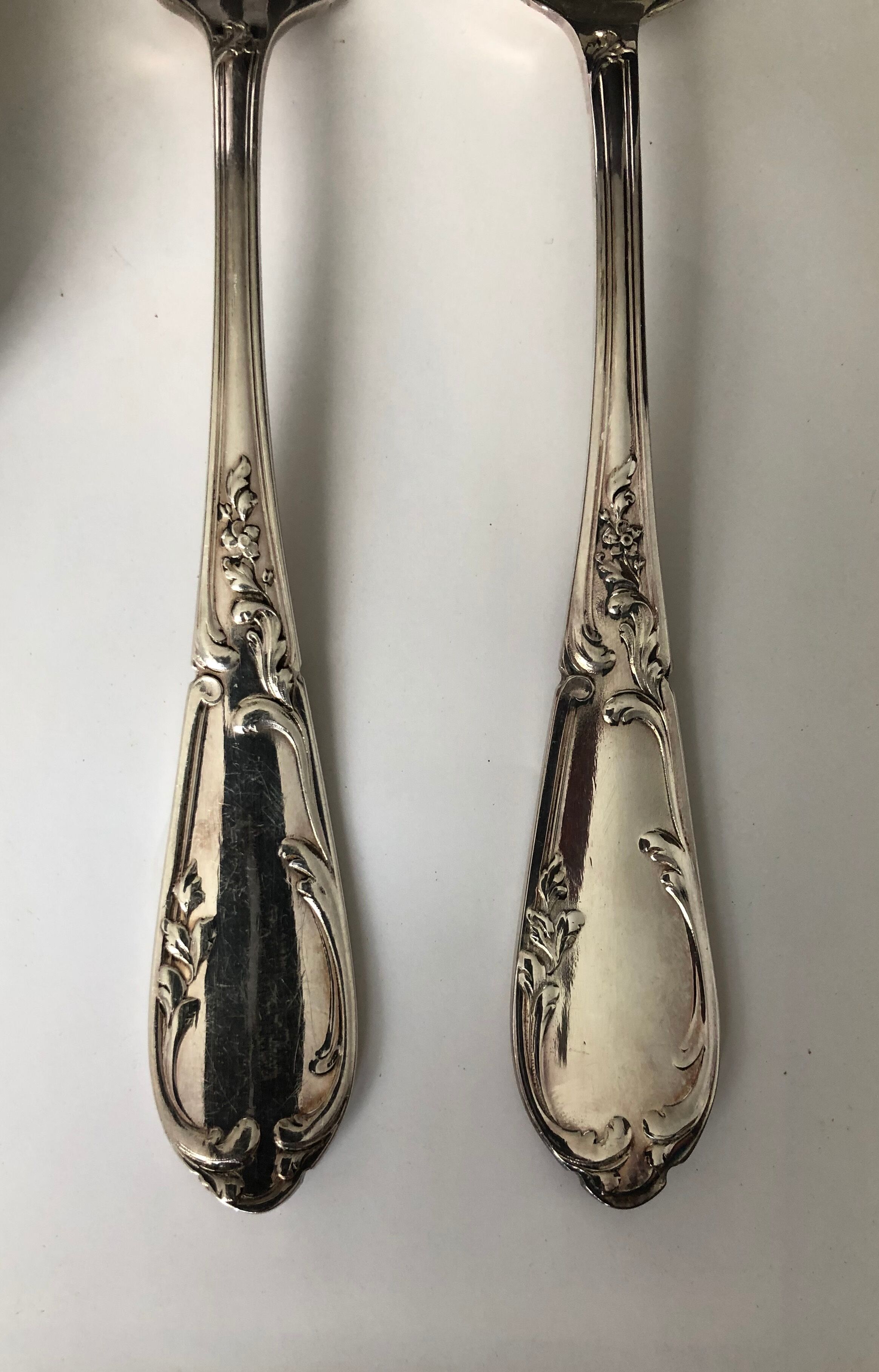 Ménagère 24 pièces en métal argenté