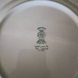 Four flat earthenware plates including 2 Luneville