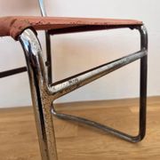 Tubular steel chrome Bauhaus chair by Hynek Gottwald - 1930 (Eisengarn)