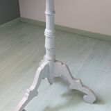 Pedestal table in old wood