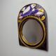 Miroir Paradisiers par Mithé Espelt, céramique, France, 1970