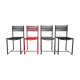 Spaghetti chairs model 101 Italian Postmodern Space Age by Giandomenico Belotti for Alias, 1970s, set of 4