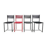 4 chaises Spaghetti modèle 101 par Giandomenico Belotti pour Alias, Italie 1970