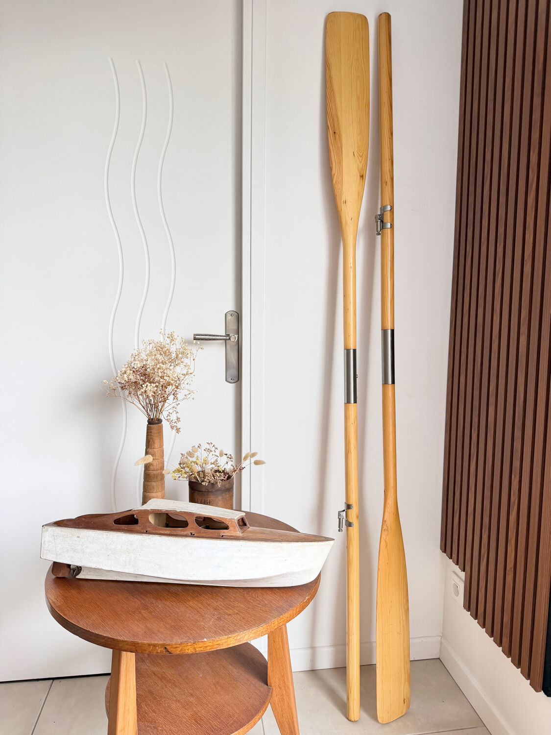 Wooden paddle pairs - Marine Decor / Seaside