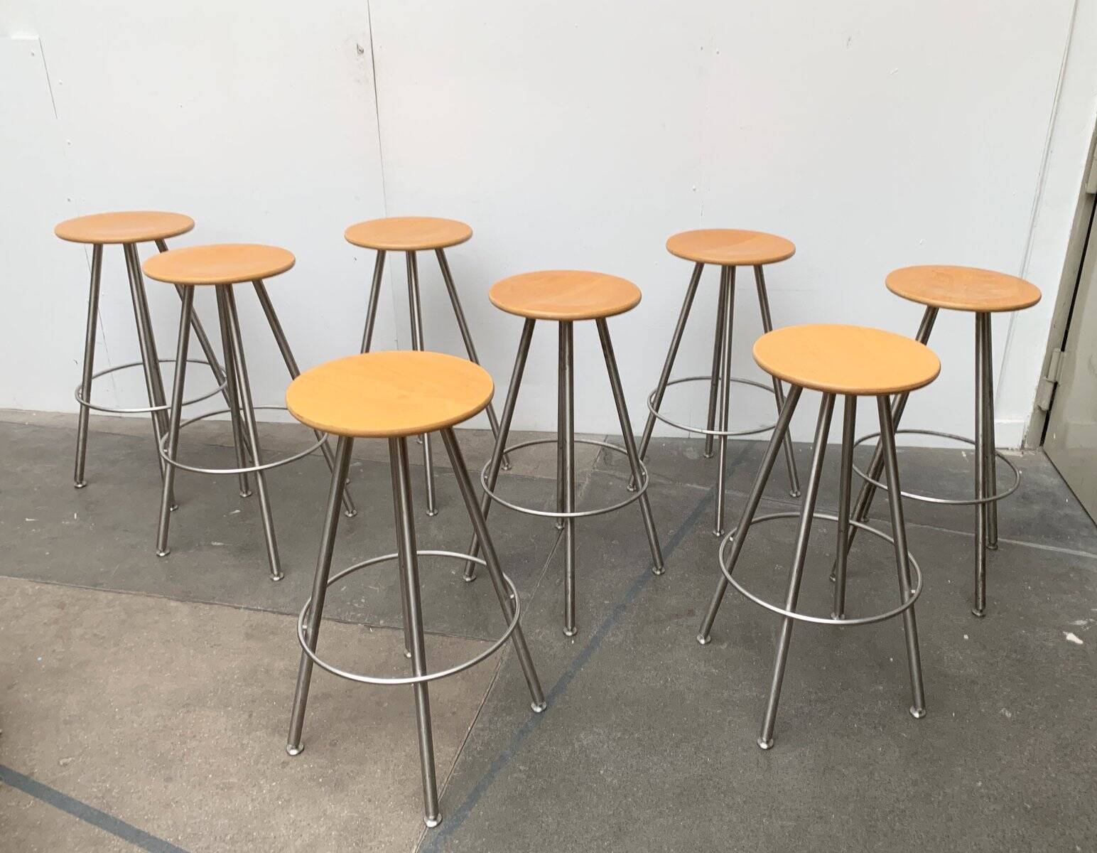 Set of German kitchen or bar stools Duktus by Bulthaup, Set of 2