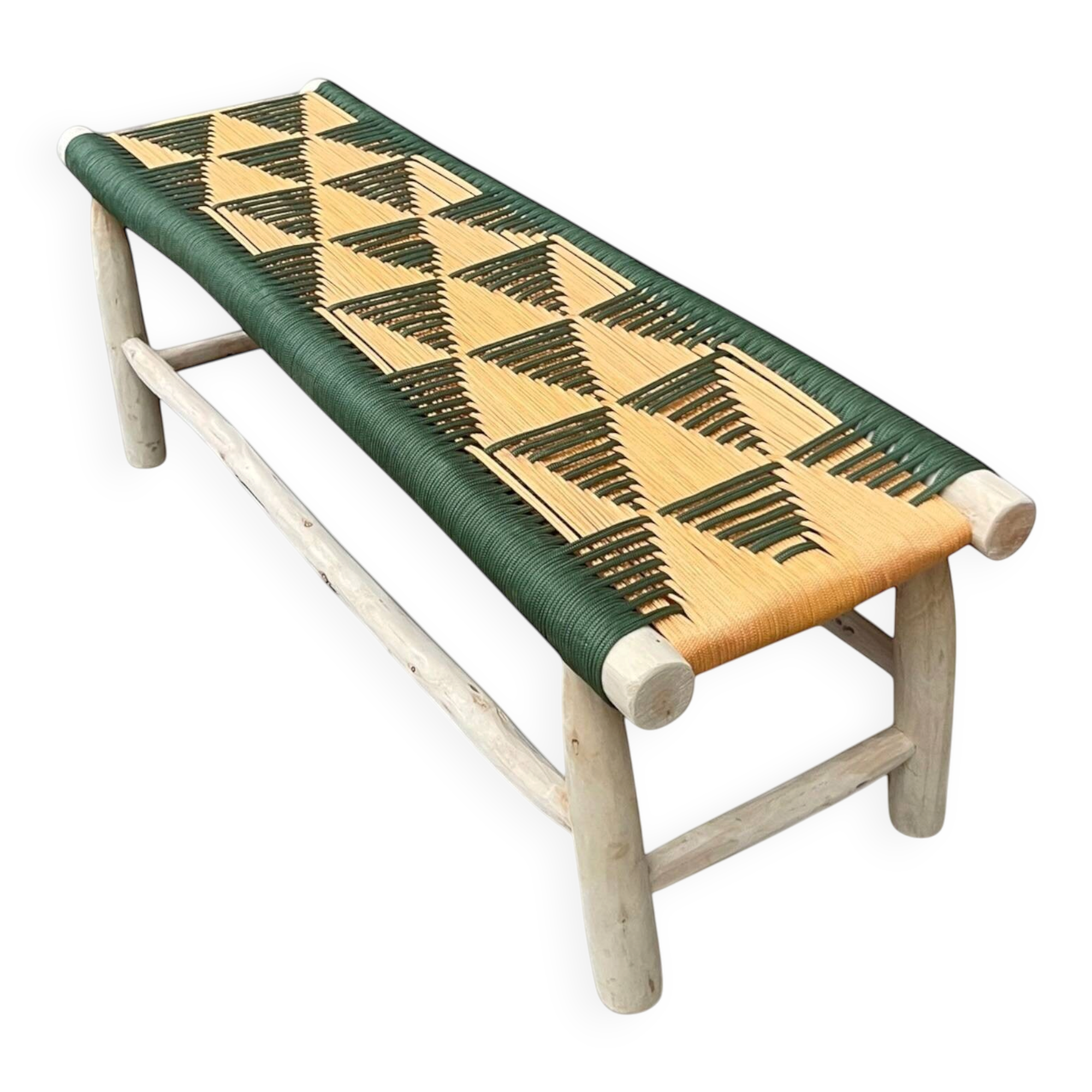 Moroccan bank in coloured rope