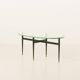Italian mid century  glass coffee table 1950s