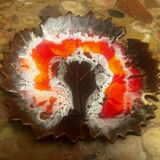 Leaf-shaped ceramic catchall from the 1960s.