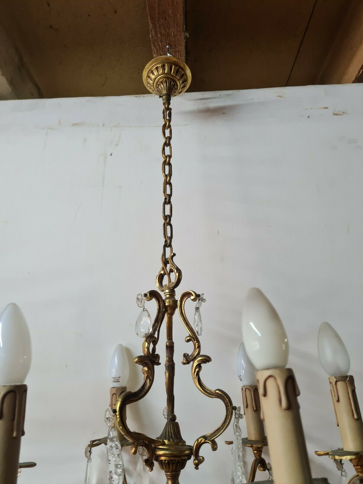 Louis XV style bronze chandelier