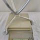 Chrome and blue seventies candlestick