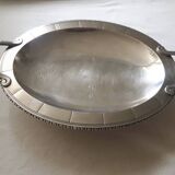 Silver metal dish