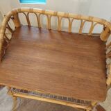 Rattan bedside table