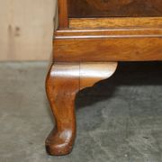 Art Deco governess wardrobe in burr walnut by Waring & Gillow
