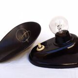 1930 wall lamp in Art Deco bakelite