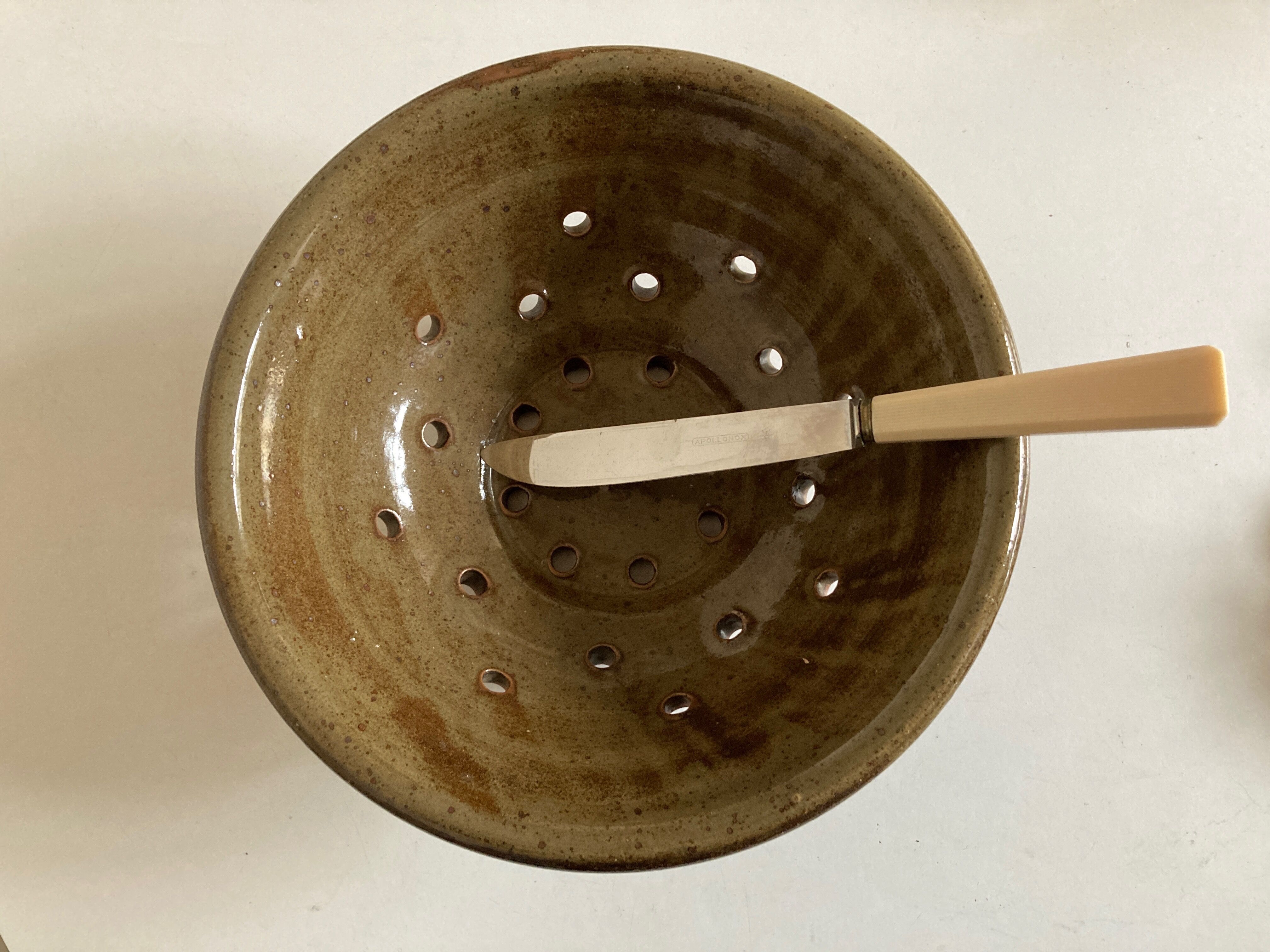 Let-up bowls in country sandstone