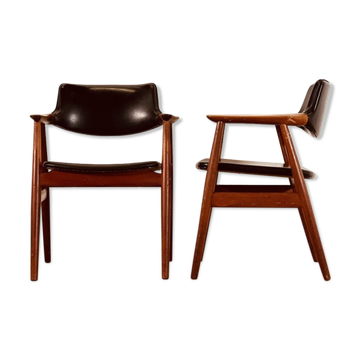 Set of 2 armchairs by Svend Age Eriksen (Glostrup)