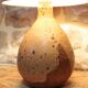 Glazed stoneware lamp base