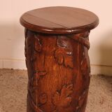 pair of 17th century oak bedside tables or sofa ends