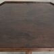 Antique English walnut side/center table with turned legs from around 1680
