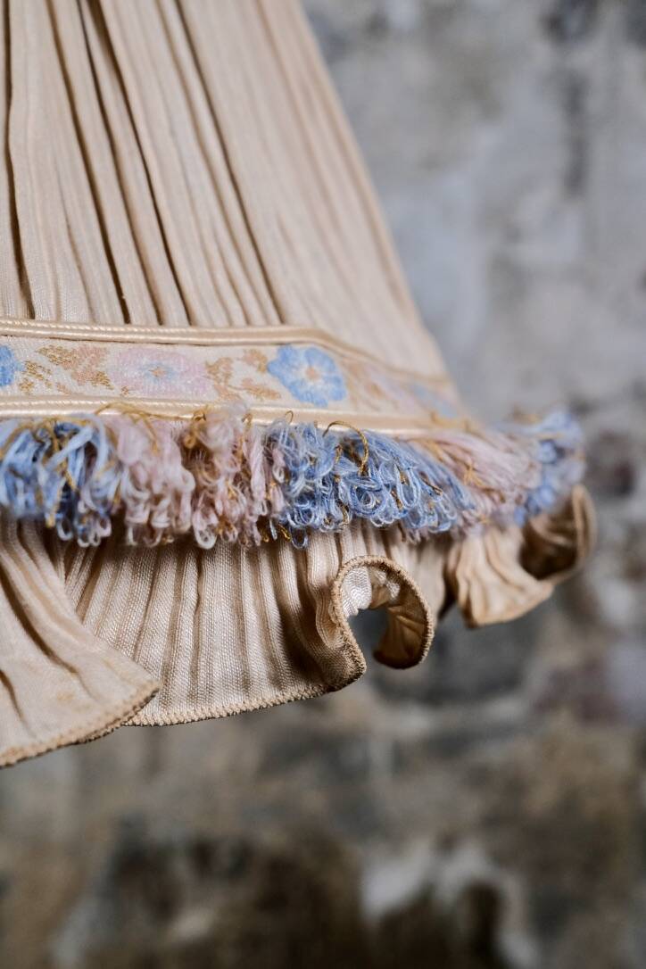 Double Italian draped pendant light, 1960s