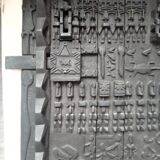 Porte de grenier a blé Dogon