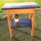 Table d'appoint billot desserte de cuisine