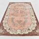 5x8 Peah Pink & Brown Floral Pattern Vintage Rug, 166x258Cm