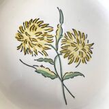 4 Salins plates model AUNAY 50/60 perfect condition dandelion decor
