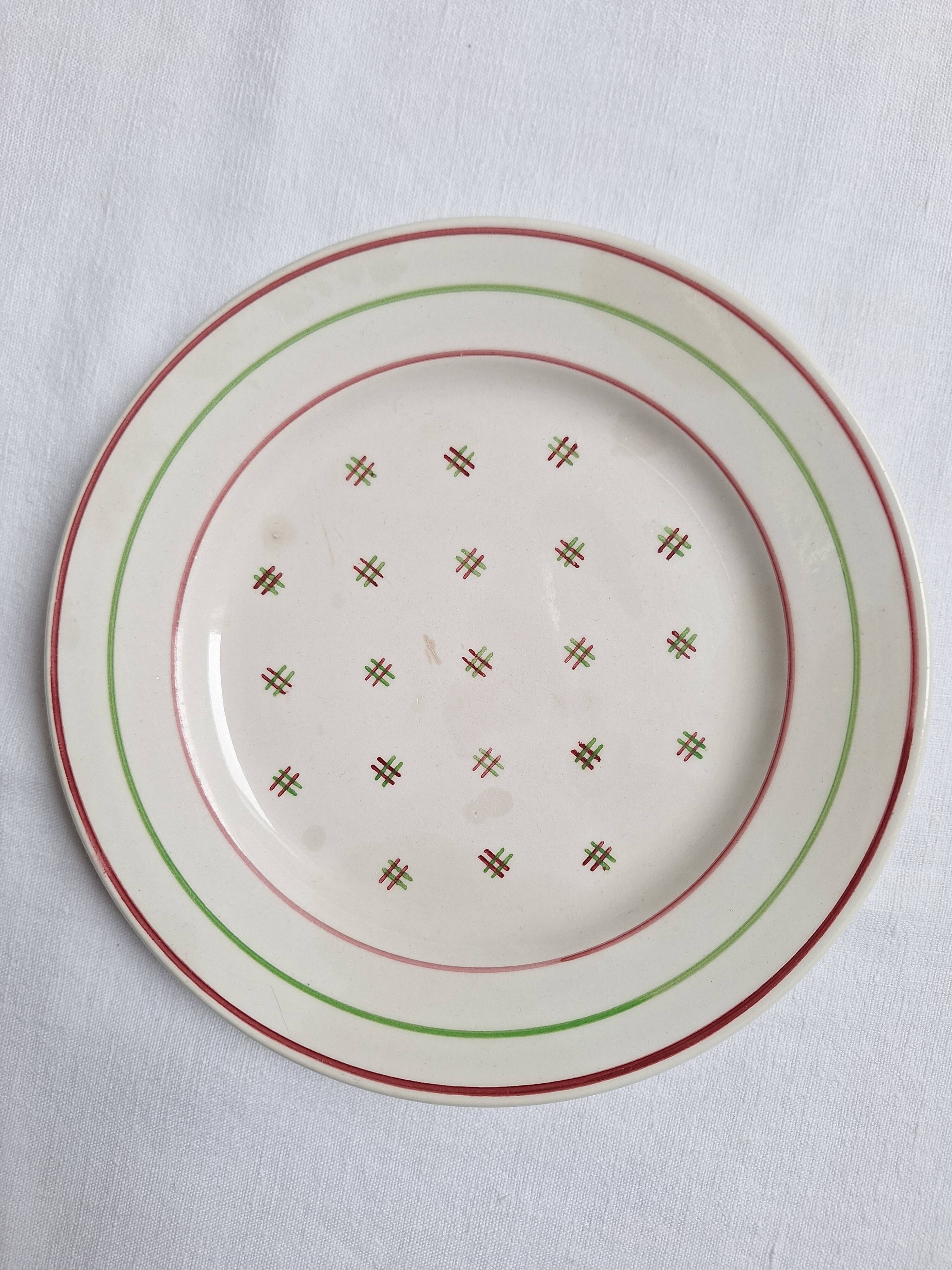 Assiettes à dessert Luneville KG Flan Impérial