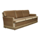 1970s, Danish 3-seater sofa, honey yellow furniture velour.