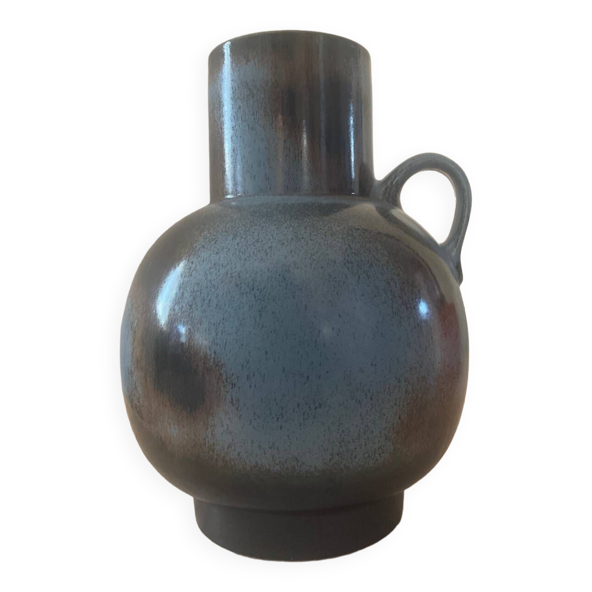 Large glazed ceramic vase
