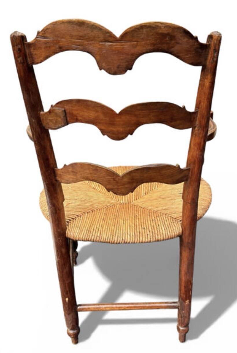 Antique Provençal armchair 18th-19th century regional furniture