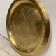 Golden brass tray