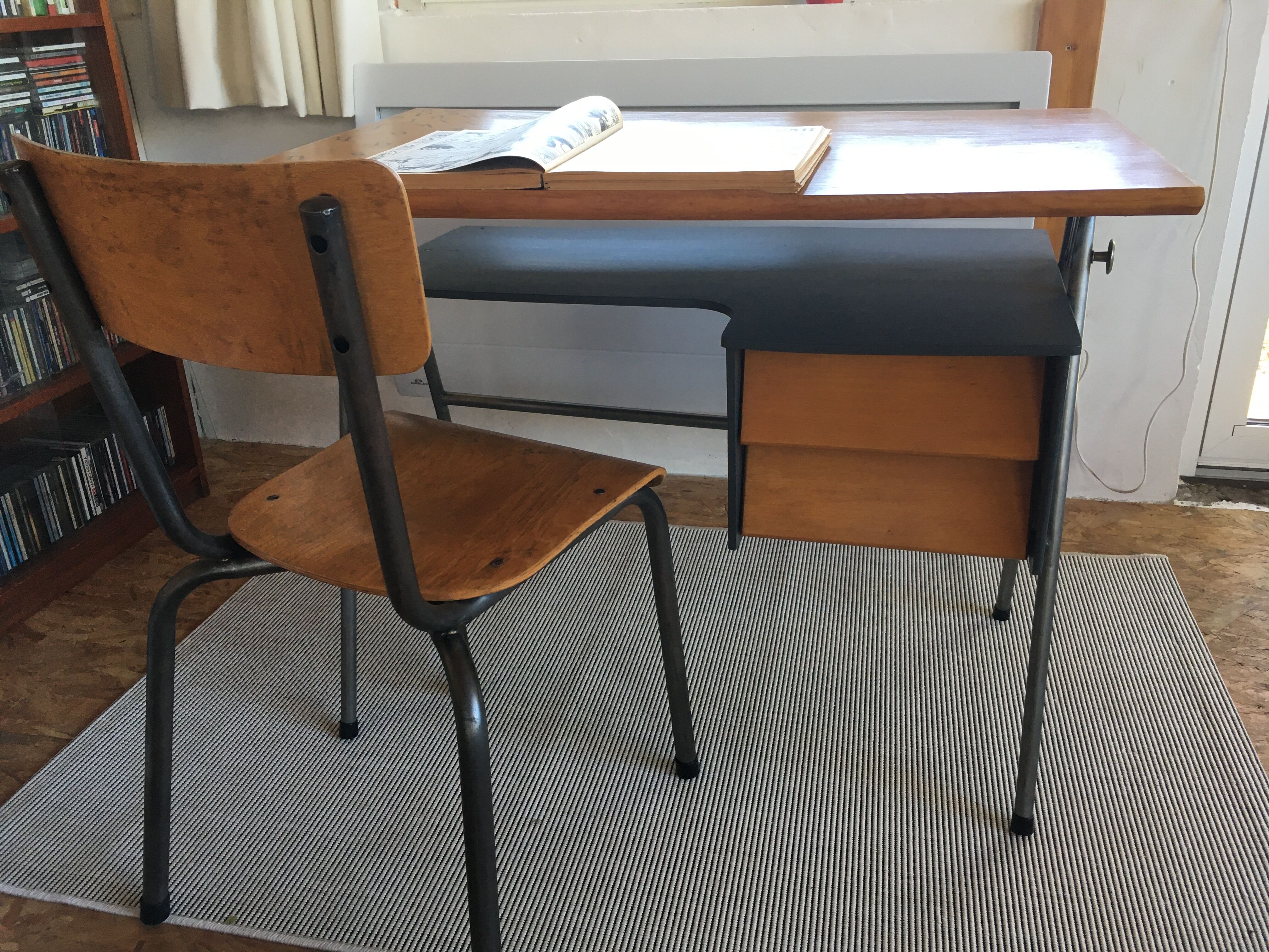 Vintage school chair