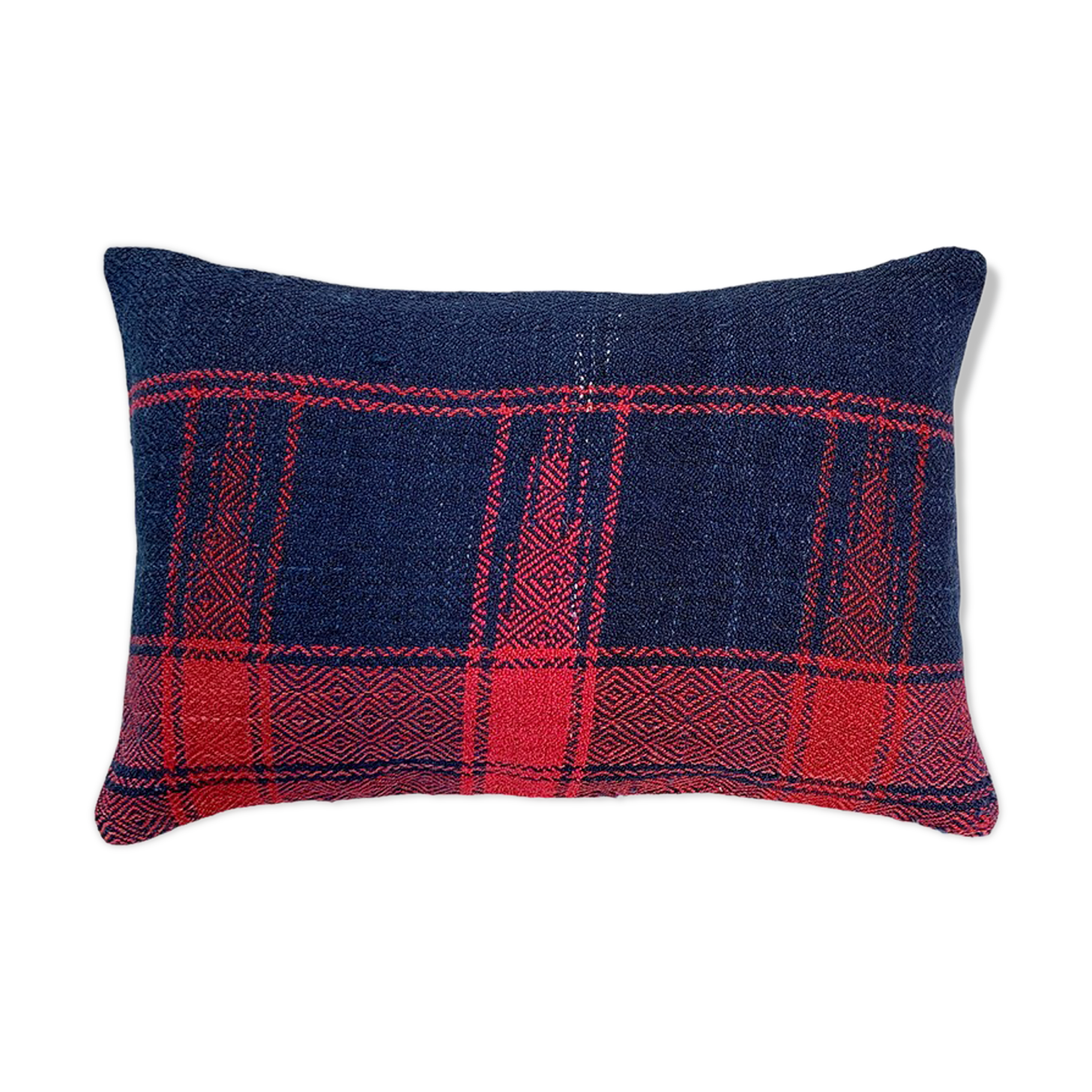 Vintage turkish handmade kilim cushion cover 40x60 cm
