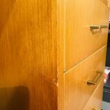 Vintage desk Maison Capelle circa 1960