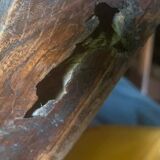 Pair of brutalist stools