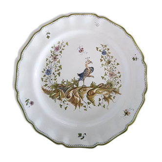 Moustiers earthenware plate