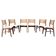 Set of six Danish mid-century teak dining chairs, Denmark, 1960s