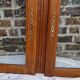 Pair of oak glazed doors