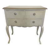 Commode-sauteuse vert eau