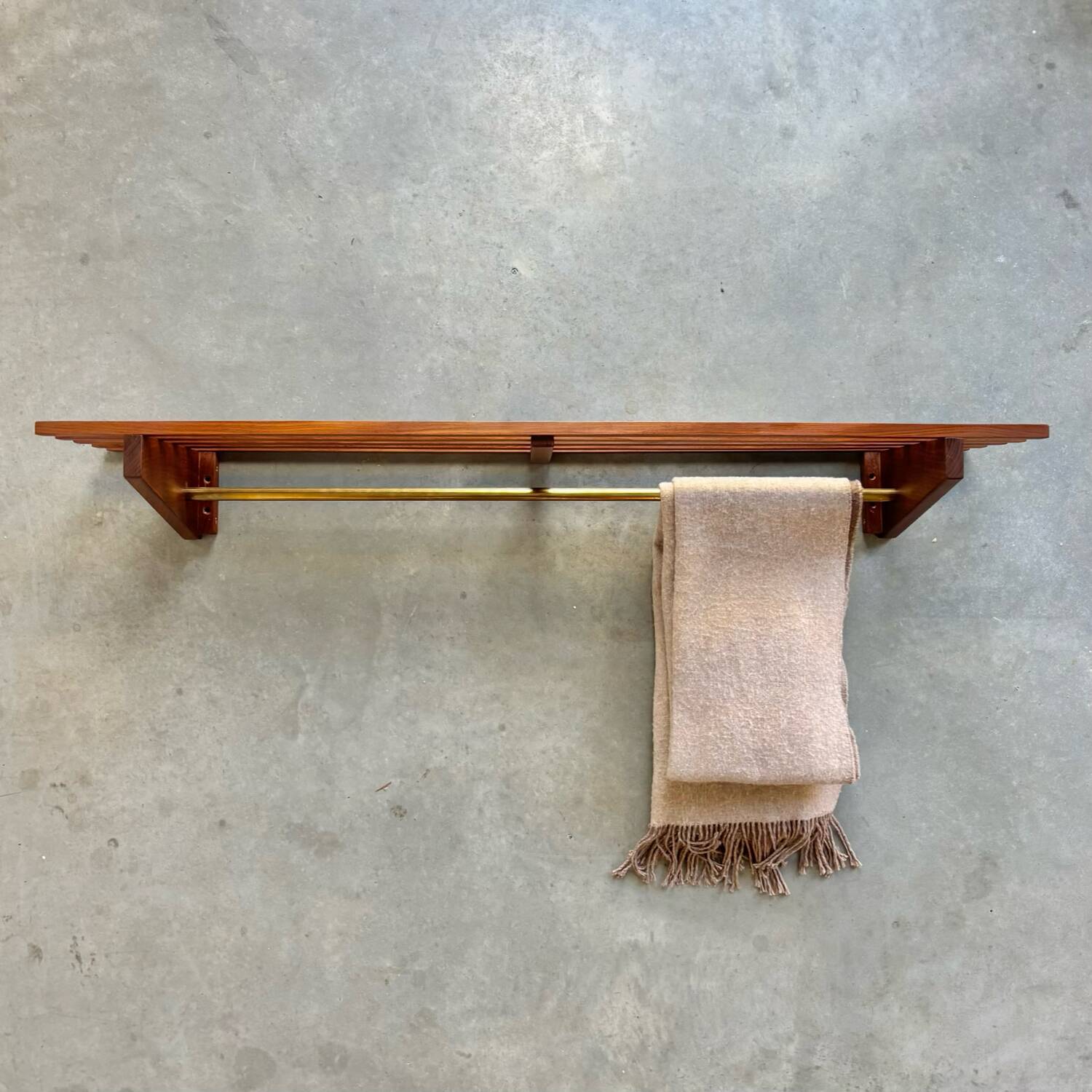 Vintage Danish coat rack teak